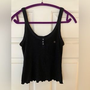 Abercrombie and Fitch Ribbed Crop Tank - XS